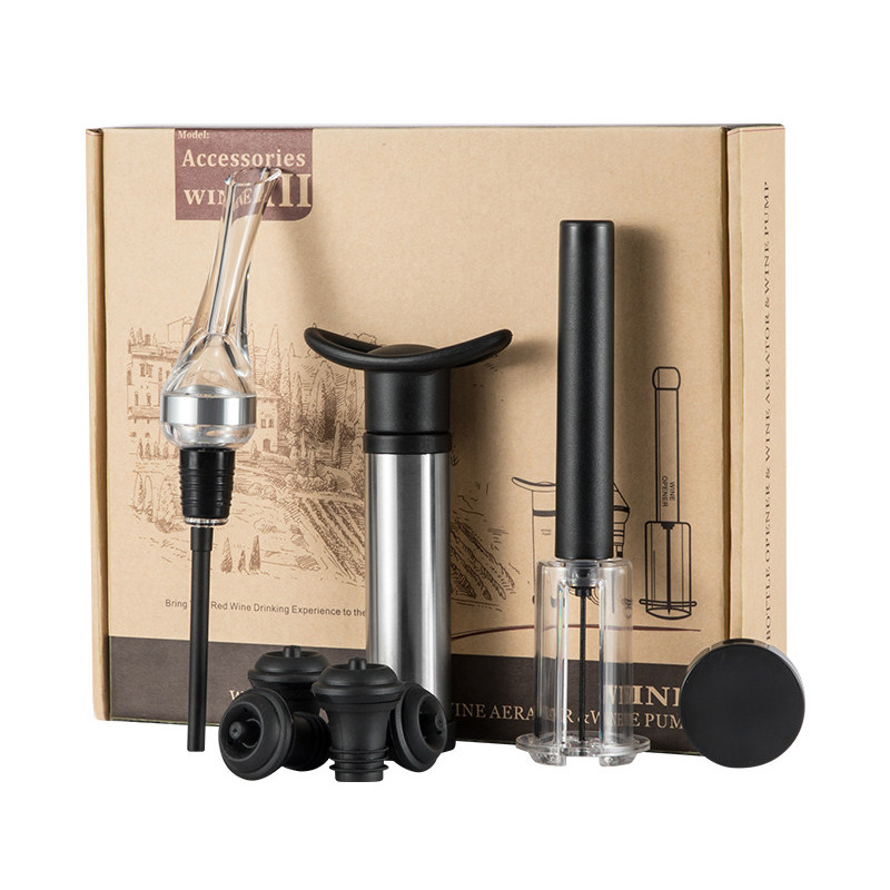 BR-WG36 Air Pressure Wine Opener Set Vacuum Pump Set